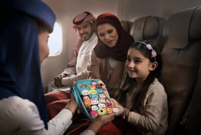 Saudia and the flight experience designed for children: from games to Disney movies