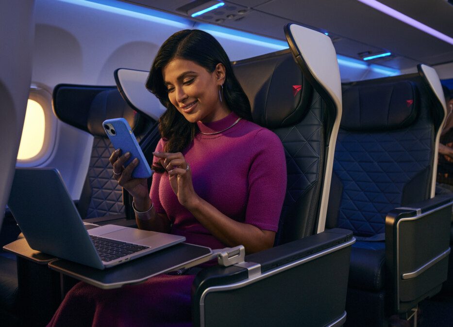 Aboard Delta planes comes free wifi for all
