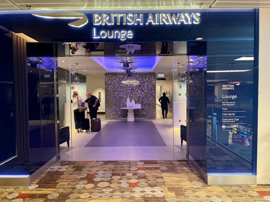 British Airways, journey inside the Singapore lounge