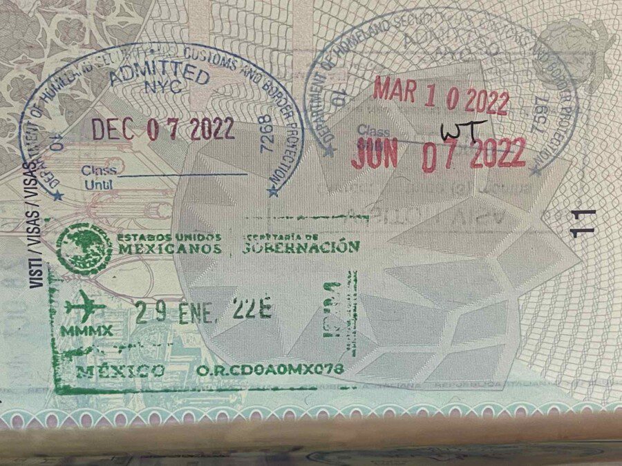 Enough stamps on passport, US eliminates and switches to digital version