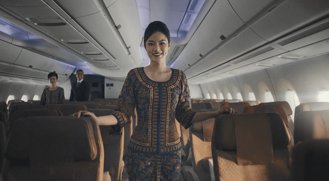 Singapore Airlines, here's "World Class": in the airline's new commercial, it's the details that make the difference