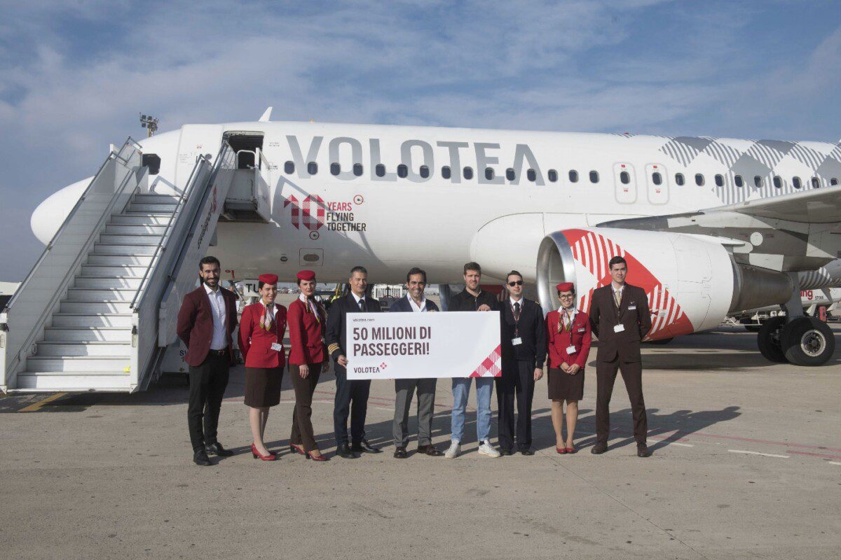 A Verona man awarded 50 free tickets by Volotea for being the 50 millionth passenger