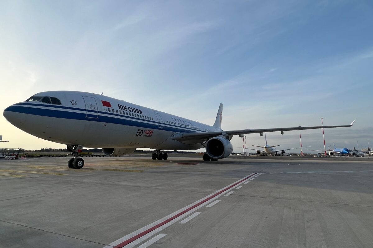 Air China returns to fly from Rome Fiumicino to Beijing