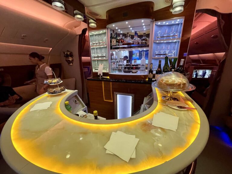Emirates A380 Bar