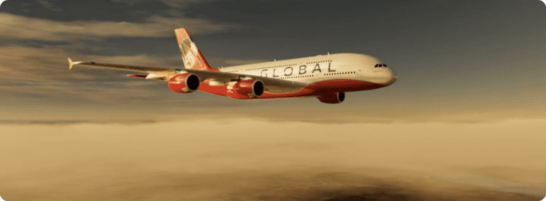 Global Airlines will fly A380s to New York and Los Angeles. And comes partnership with Amex