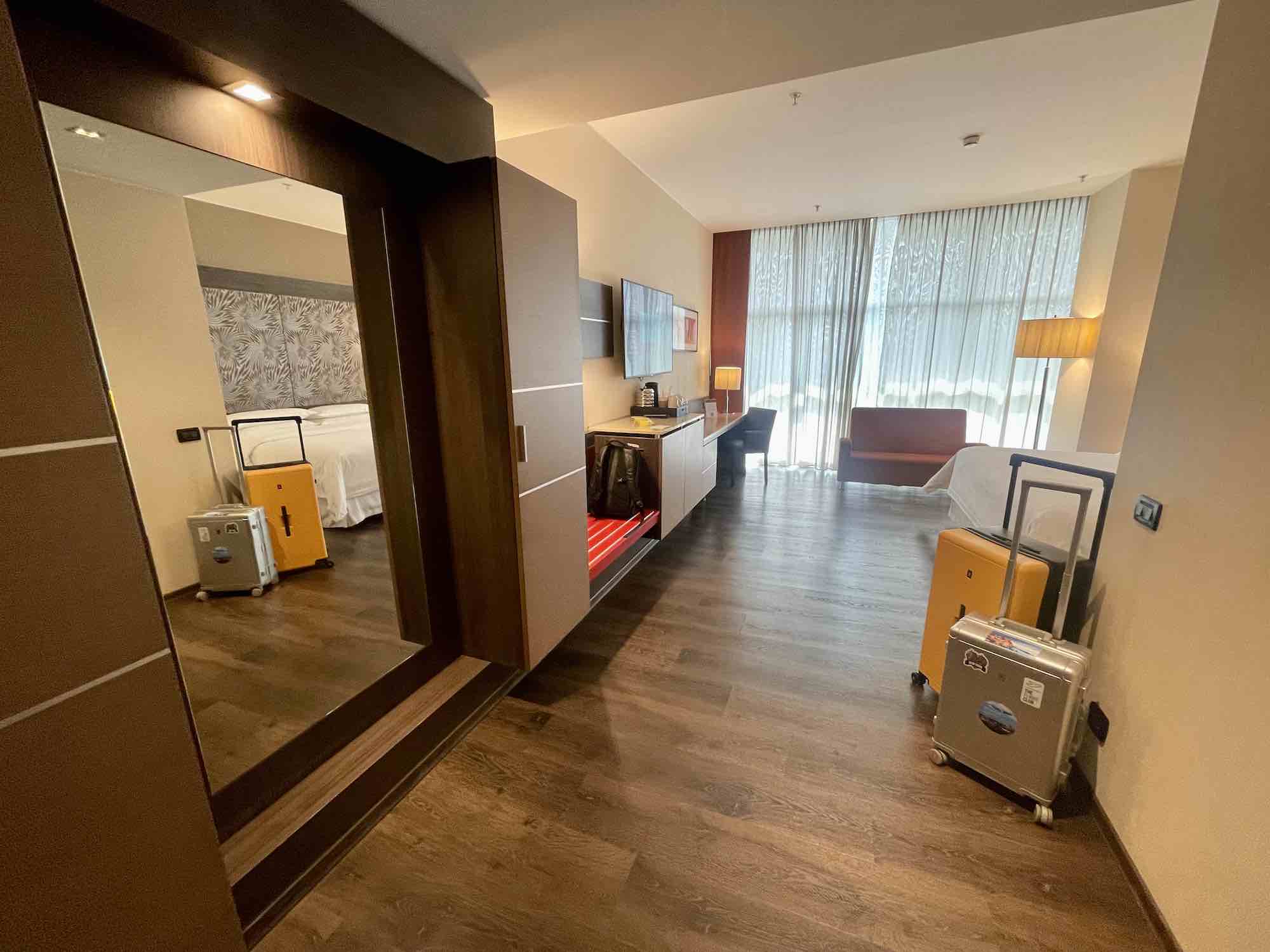 Sleep inside Malpensa Airport, the Sheraton MXP hotel review