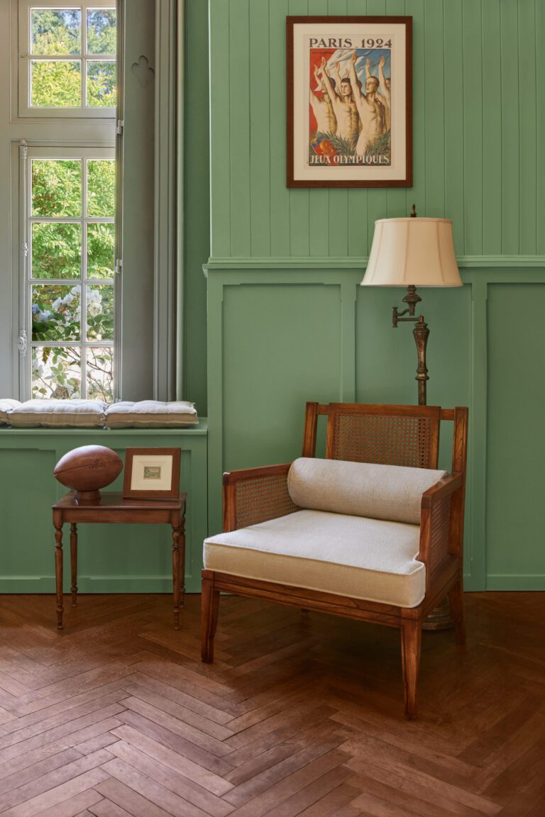 03 – Home of the Olympics Airbnb – Bedroom Chair – Credit Claudia Zalla