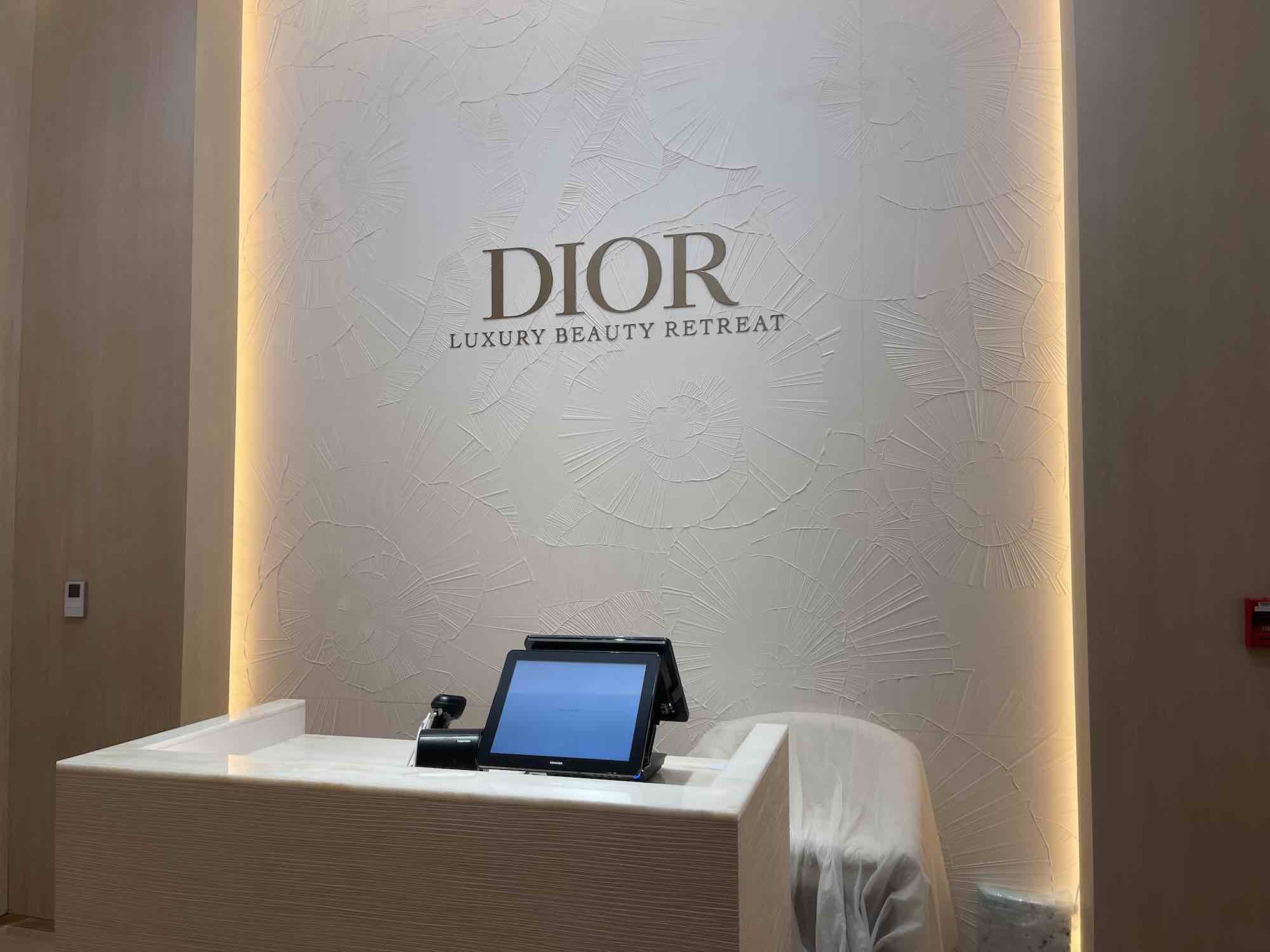 Dior's SPA inside the new Al Mourjan lounge in Doha has opened