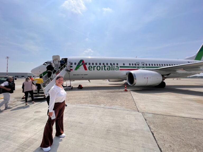 Readers' trip reports: here's a review of Alessandro's first flight on Aeroitalia