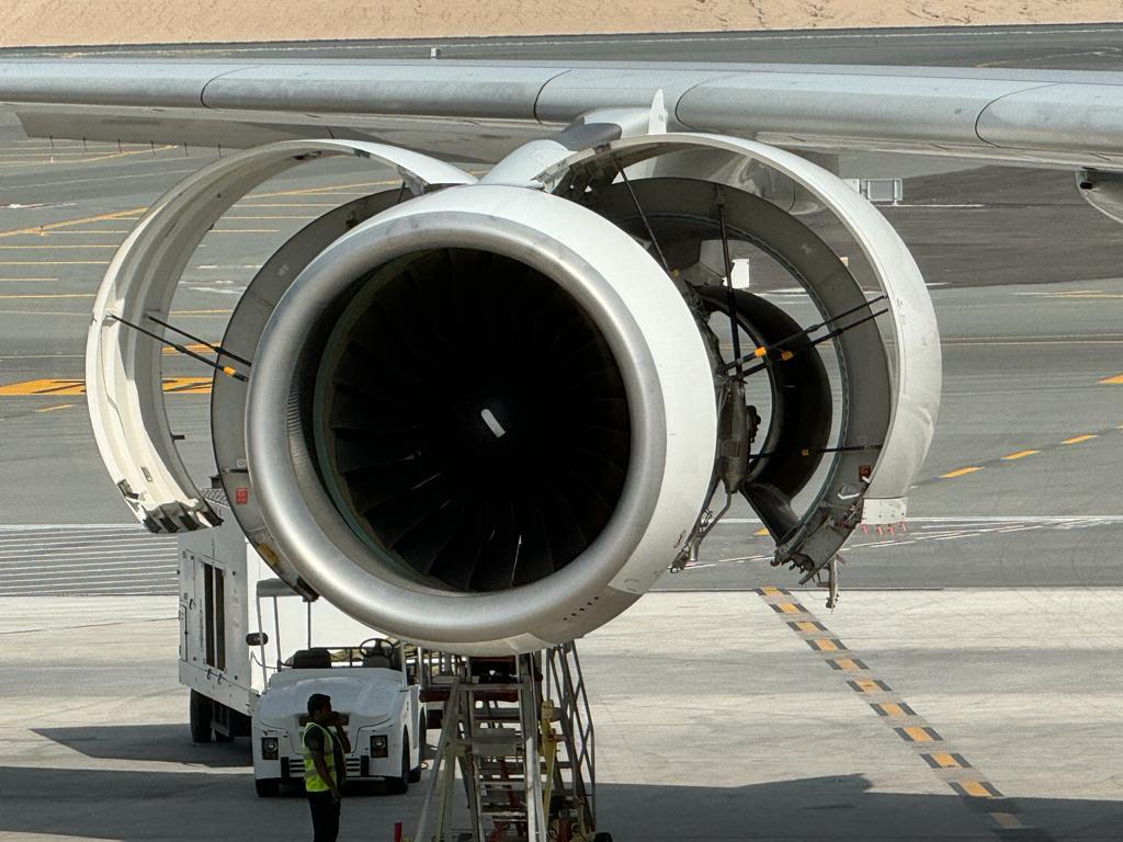 More and more 'monstrous' engines: those on Boeing 777s are as big as the 737 fuselage