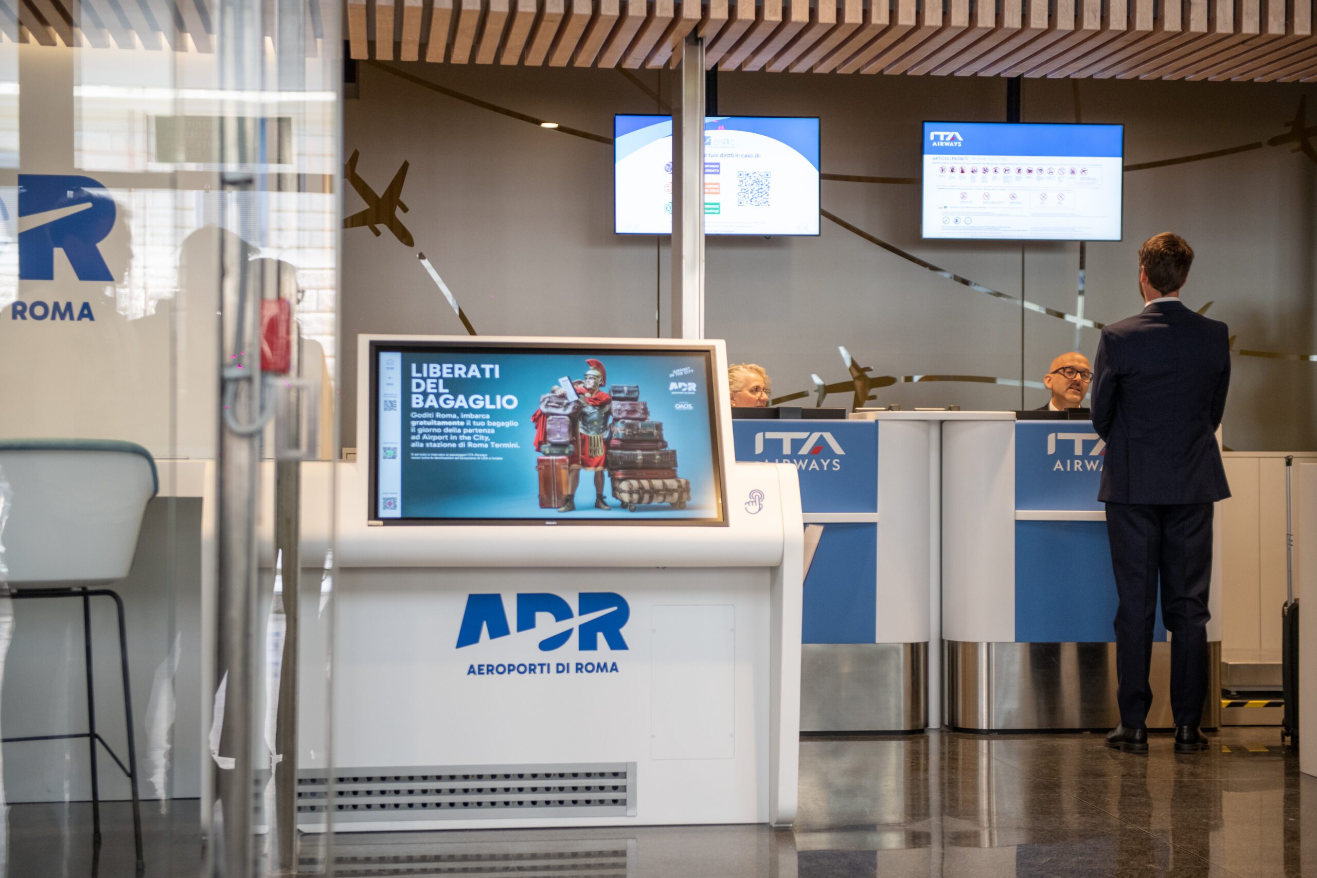 Rome like big cities: now you can check in at the station