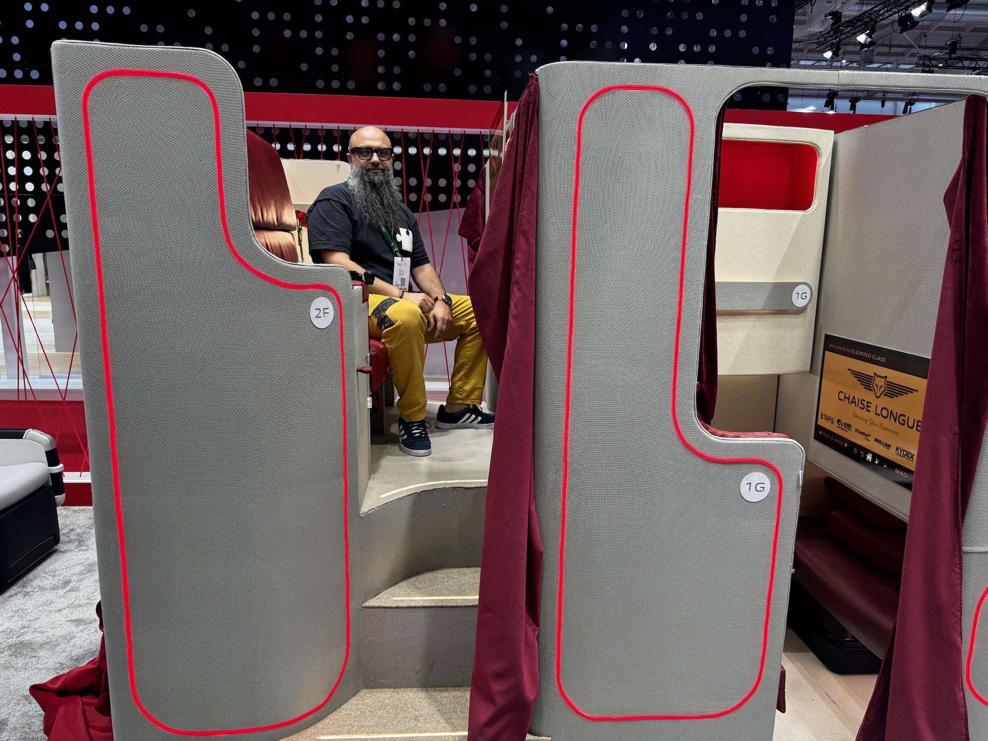 Here's the future of business class: the double-decker seat