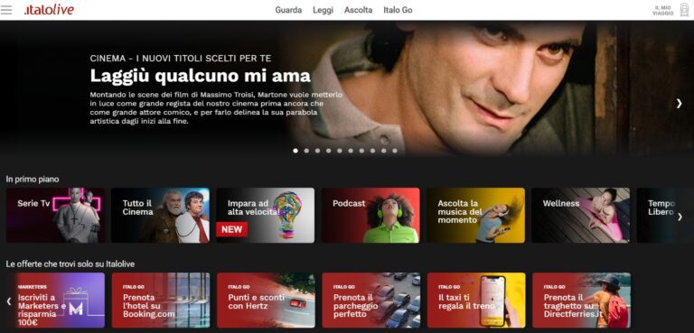 Infotainment italo executive club 1