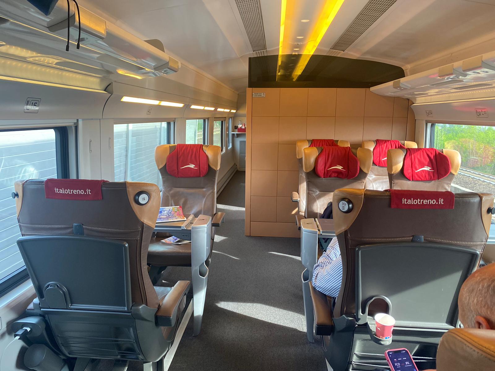 Reader reviews. What is it like to travel in Italo's most exclusive environment? Review of the Club Executive