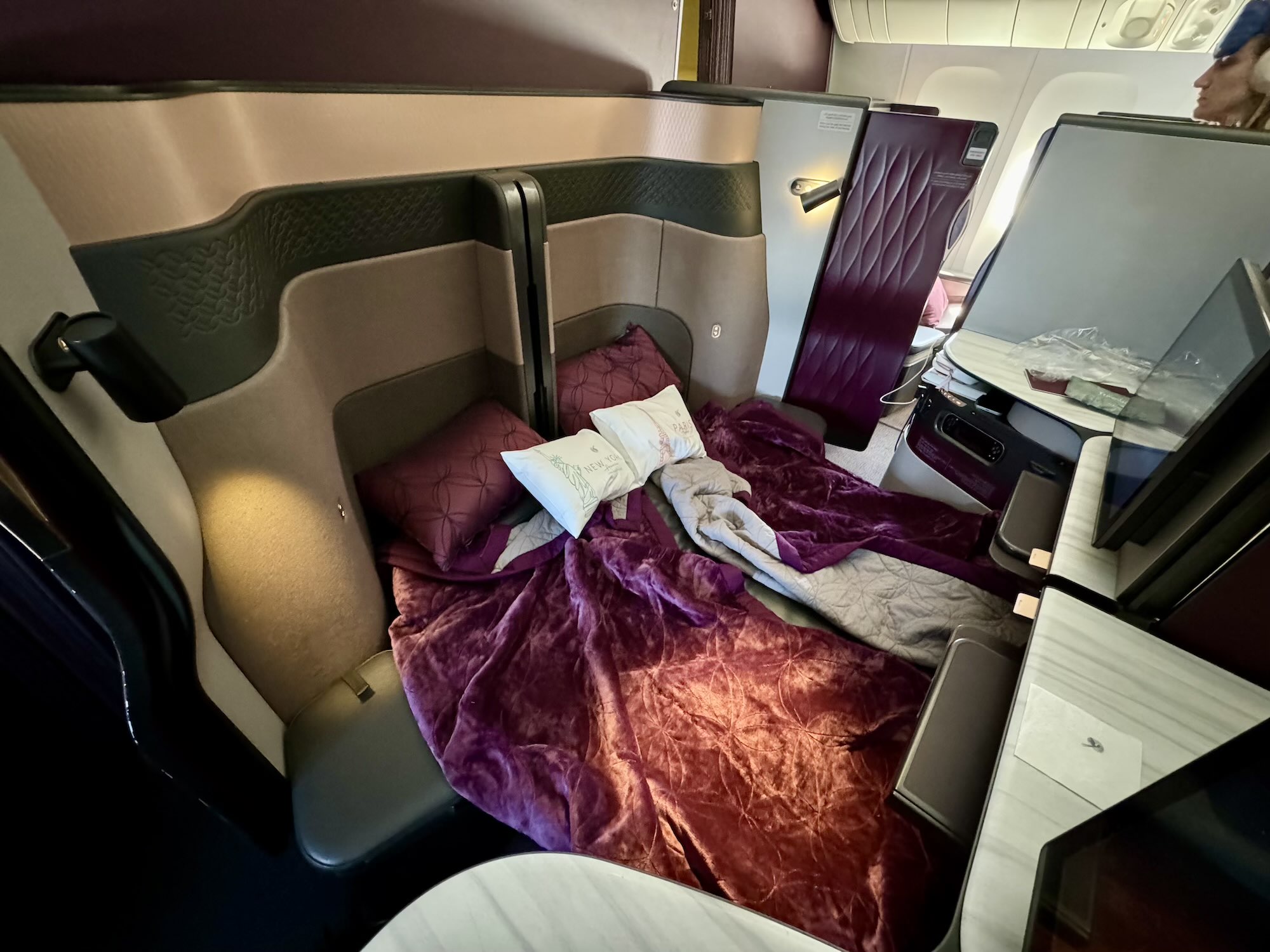 Single, double, triple and quadruple. All about Qatar's QSuite, the world's best business class