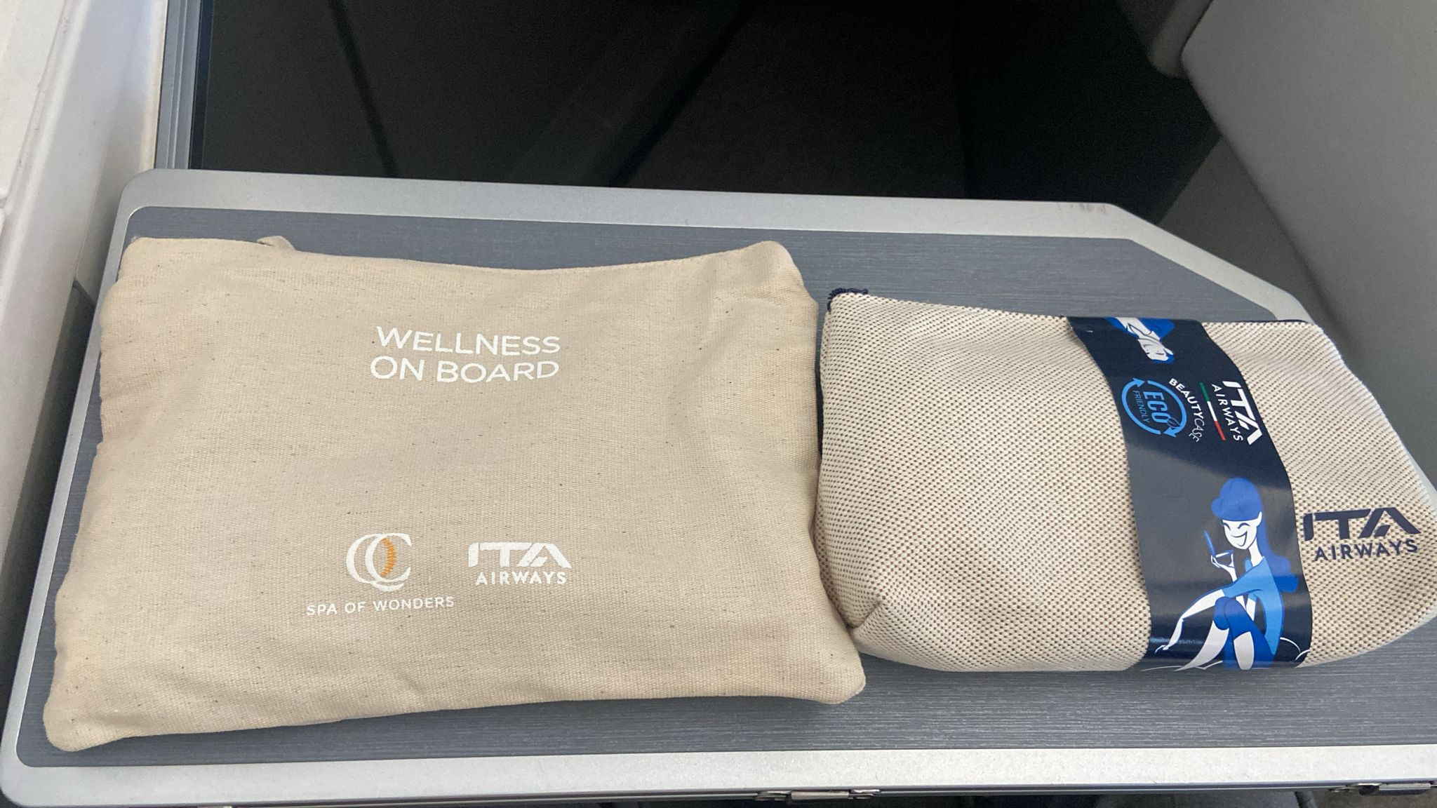 Change ITA Airways' amenity kit: here's the new business passenger trousse